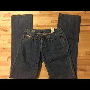 See by Chloe two tone pocket straight leg jeans